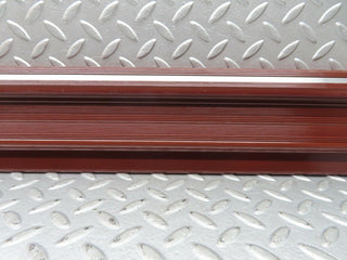 21485 Mercedes-Benz W126 300SE Front Left Door Sill Cover Burgundy Red