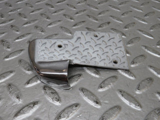 W124 Coupe b pillar chrome cover plate left side used OEM