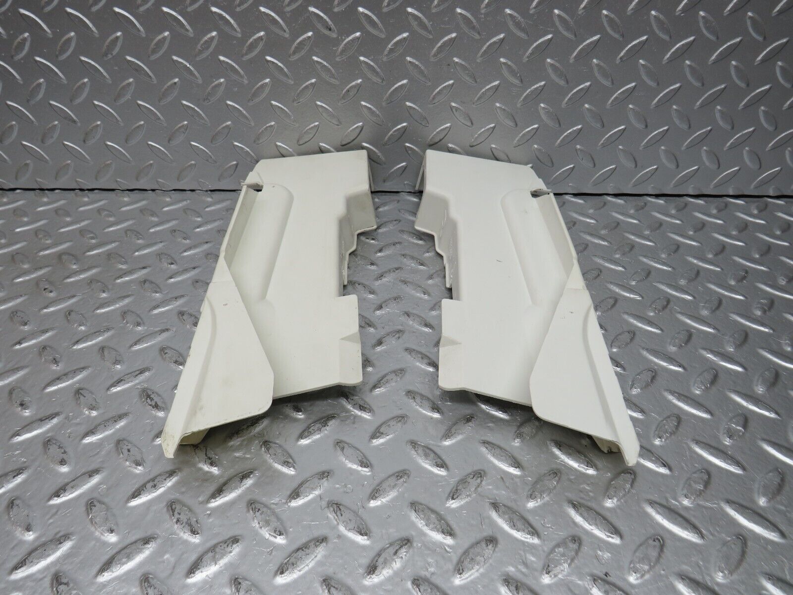 31221 Mercedes-Benz S124 220TE Fr. Door Lock Cover Pair 1247231808 1247231708