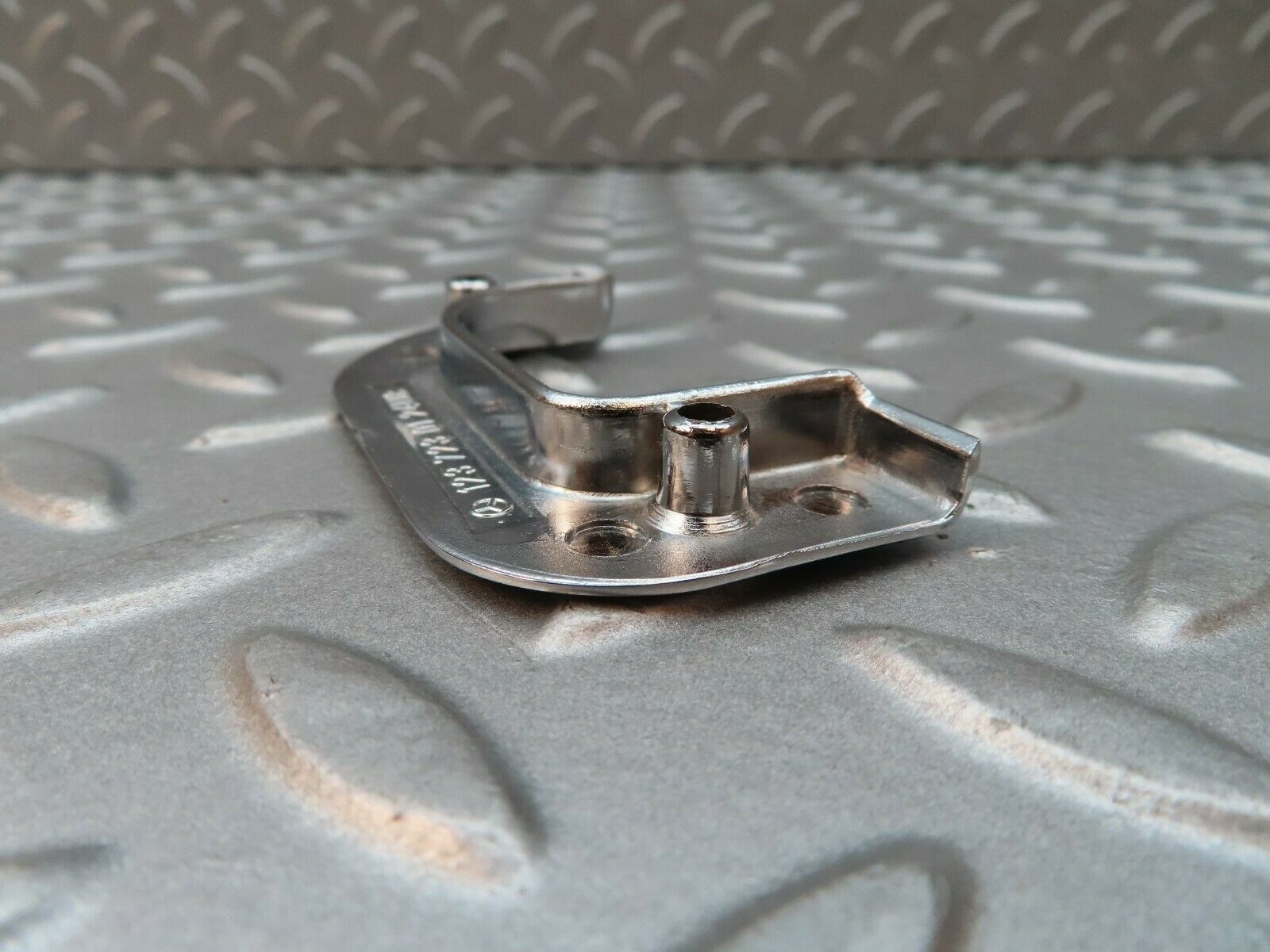 3824 Mercedes-Benz S123 200T Wagon Left Chrome Door Latch Trim 1237230124