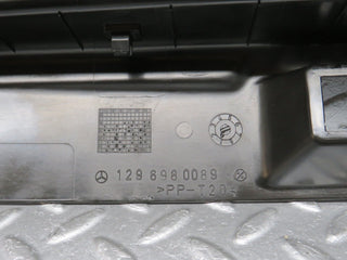 R129 SL trunk boot lock cover trim used OEM