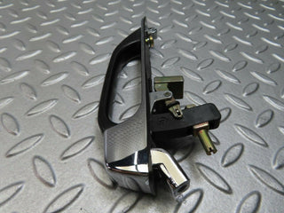 W123 exterior chrome door handle rear right used OEM