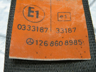 24058 Mercedes-Benz W123 280E Rear Seat Belt 1268608985