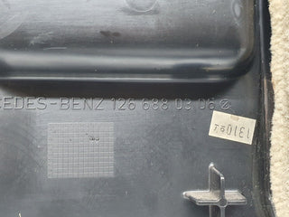 W126 kick panel left side beige used OEM