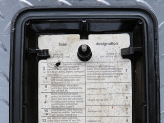 31998 Mercedes-Benz W123 230E Fuse Box Cover Lid 1235400082