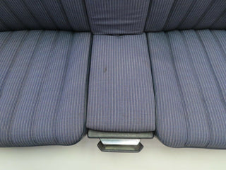 W123 Coupe rear seat blue used OEM