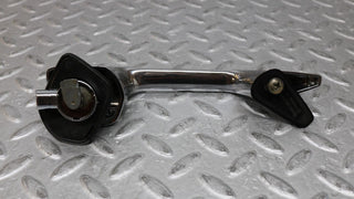 W109 rear left door chrome handle used OEM