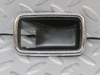 W108 chrome frame for door opener left used OEM
