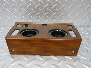 34045 Mercedes-Benz W124 260E Heater Control Panel Wood Trim 1246880275