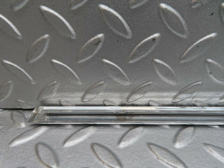 W123 front left door chrome moulding trim used OEM