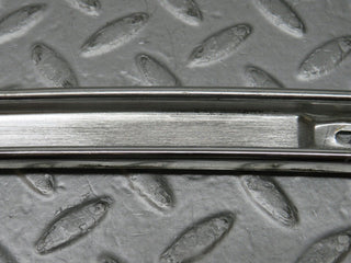 W108 rear right door chrome window channel used OEM