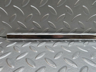 W123 rear left door chrome moulding trim used OEM