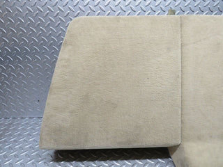R129 SL rear storage carpet panel beige used OEM