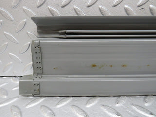 W126 rear left door sill trim grey used OEM