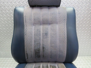 W123 front right driver seat blue used OEM