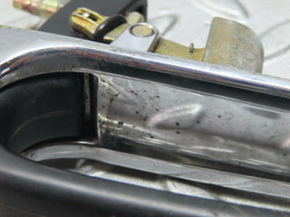 W123 exterior chrome door handle rear right used OEM