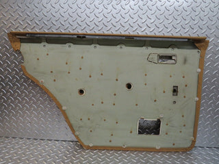 W123 rear right door card palomino used OEM