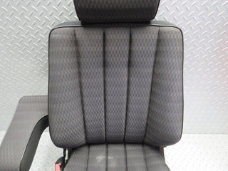 W201 Baby Benz front left passenger seat black used OEM