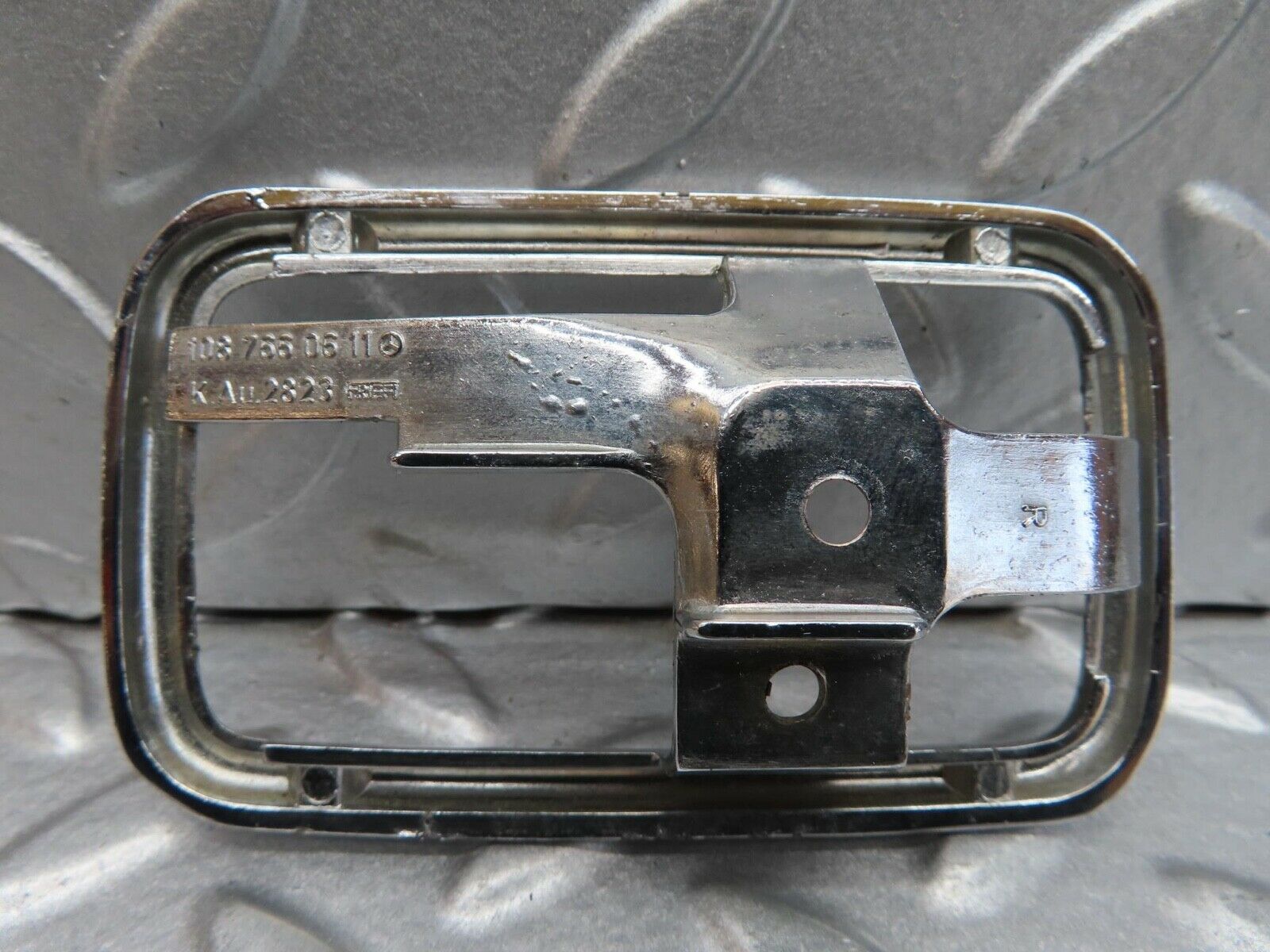 14196 Mercedes-Benz W116 350SE Chrome Frame For Door Opener Right 1087660611