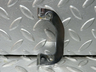 W116 right chrome door latch trim used OEM