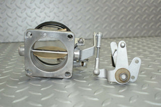 W123 Coupe throttle body valve and linkage used OEM