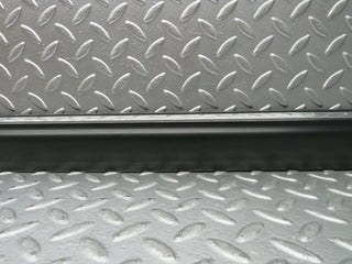 W123 Coupe left door lower moulding trim used OEM
