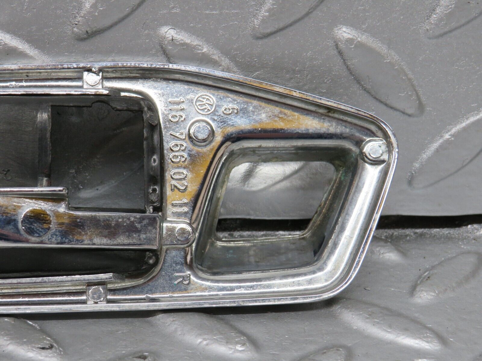 40597 Mercedes-Benz W123 300D Chrome Frame For Door Opener Right 1167660211