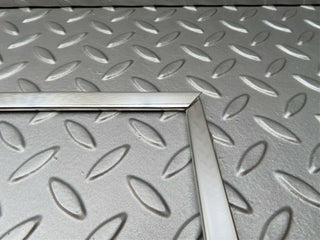 3737 Mercedes-Benz S123 200T Wagon Door Chrome Window Frame Rear Right