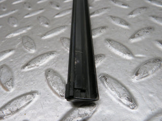 W124 Coupe rear left window exterior chrome trim used OEM