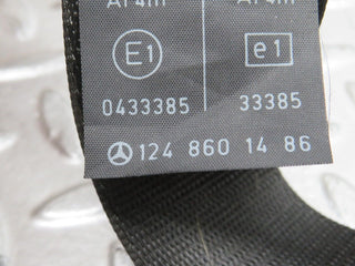 29160 Mercedes-Benz C124 320CE Seat Belt With Buckle Rear Left 1248601486