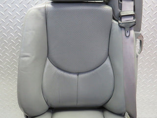 R129 SL electric front left passenger seat leather grey used OEM