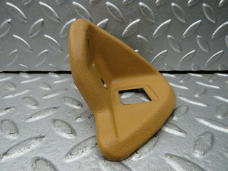 W123 Wagon rear seat latch cover right palomino used OEM