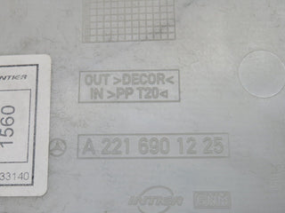 35203 Mercedes-Benz W221 B Pillar Lower Cover Right Side Grey 2216901225