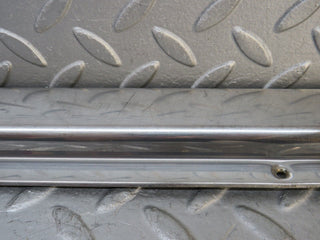 W109 front right door sill chrome used OEM