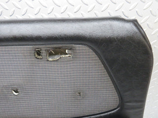 W123 Wagon front left door card black used OEM