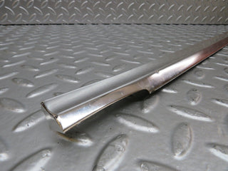 W116 front left door chrome trim used OEM