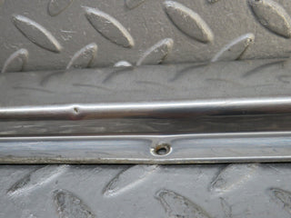 W109 front right door sill chrome used OEM