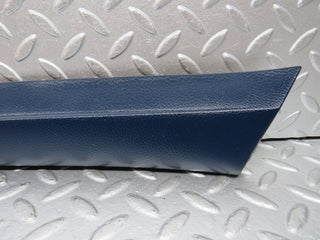 W123 A pillar cover trim left side blue used OEM