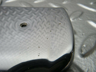 W123 Coupe left door chrome cover used OEM