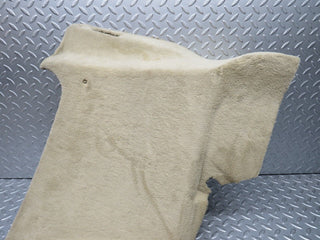 R129 SL rear left wall carpet beige used OEM