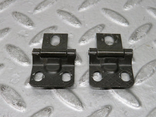 W123 glove box door hinge pair used OEM