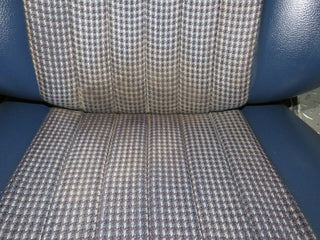 23761 Mercedes-Benz C107 450SLC Coupe Front Left Seat Blue Half Leather