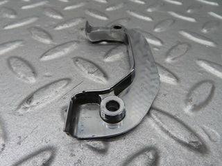 W116 left interior chrome door latch trim used OEM