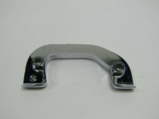 W116 left chrome door latch trim used OEM