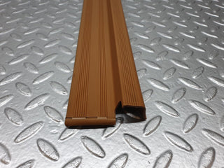 W124 front left door sill trim palomino used OEM