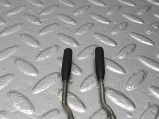 W126 front door lock knob pair used OEM