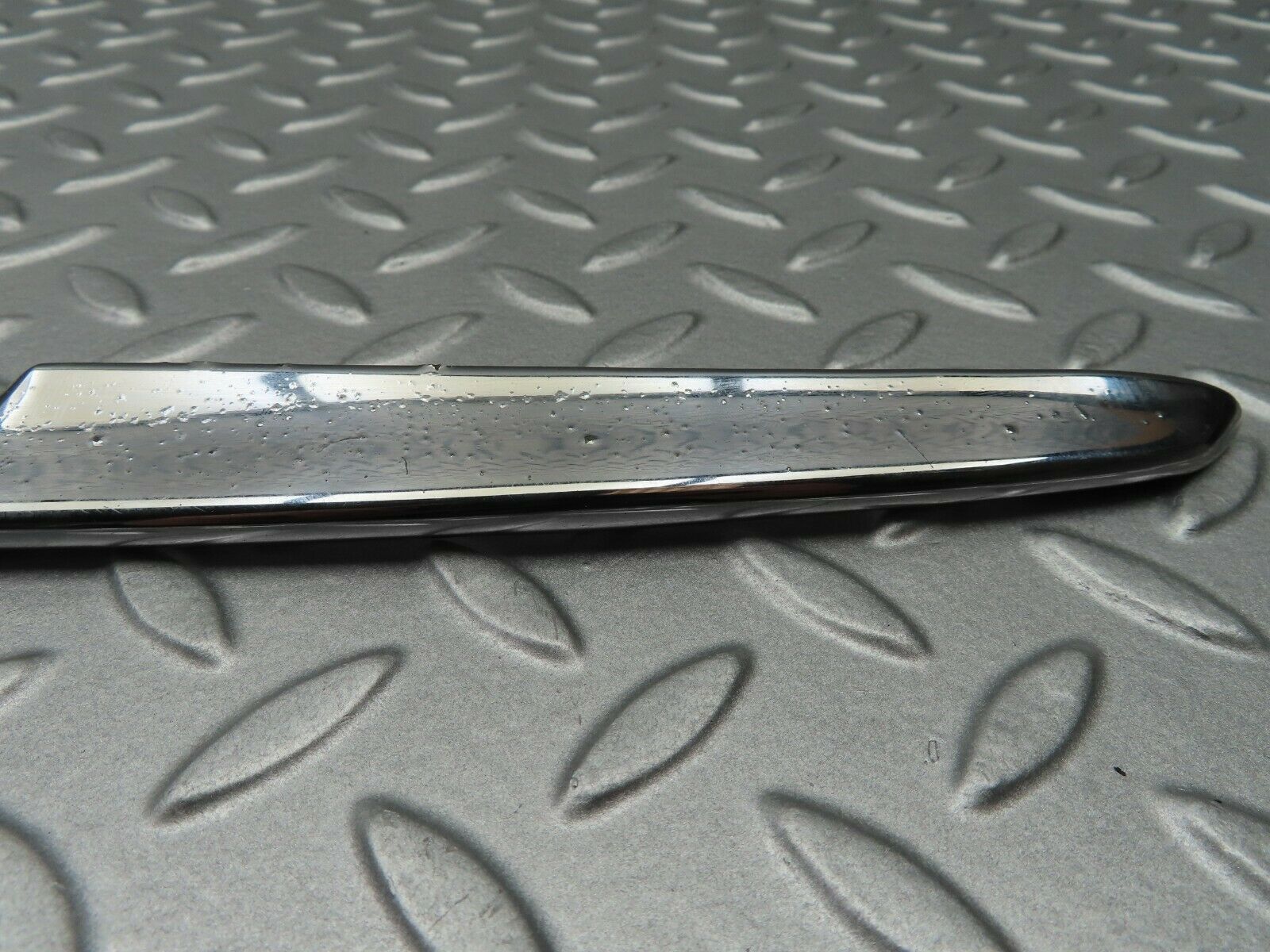 5171 Mercedes-Benz R107 350SL Coupe Trunk Chrome Handle Moulding 1077580202