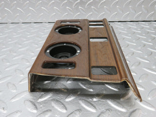 34045 Mercedes-Benz W124 260E Heater Control Panel Wood Trim 1246880275