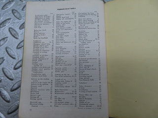 20498 Mercedes-Benz 180a Instruction Manual