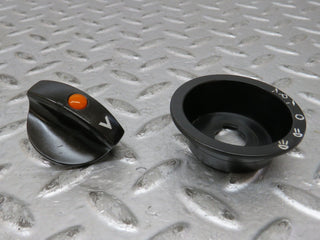 W123 headlight switch black collar and knob used OEM